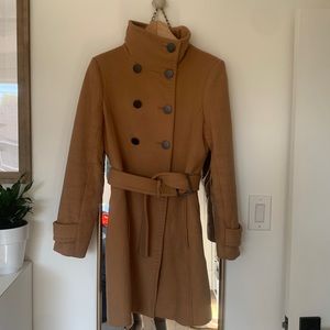 Aritzia Babaton Camel Peacoat